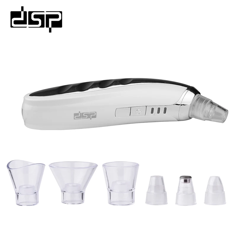 DSP Профессиональный инструмент для очистки лица 7 в 1 USB аккумуляторная черная