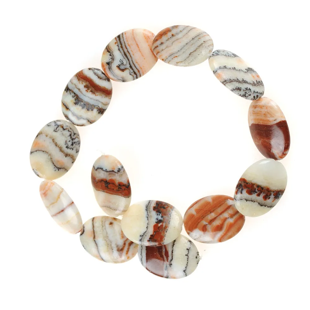 Round Shape Natural Geode Red Agates Gem Stone Stripe Flat Slice Slab Loose Strand Spacer Beads Chip For Jewelry Making Necklace