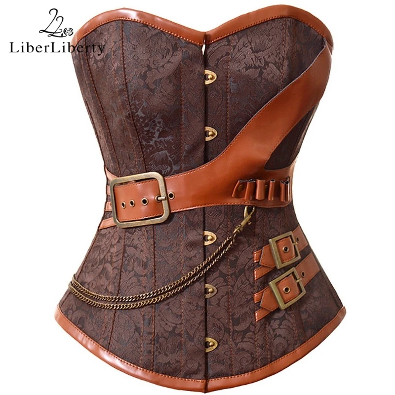 Buy Gothic Waist Cincher Retro Classic Corset Steel Bone Corsets For Women