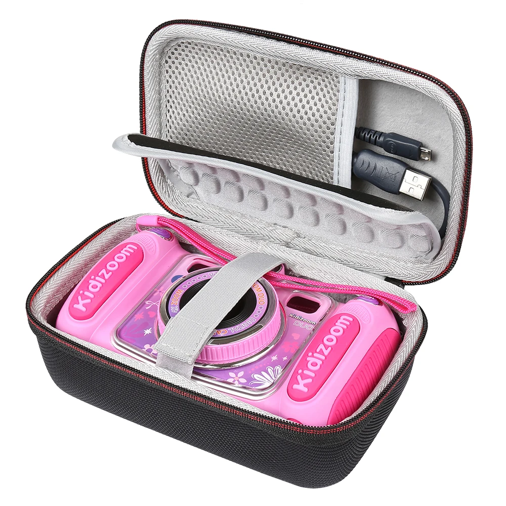 

For Vtech Camera Kids Hard EVA Zipper Protector Cover Storage Box Water/Dust/Shock/Scratch Proof Case