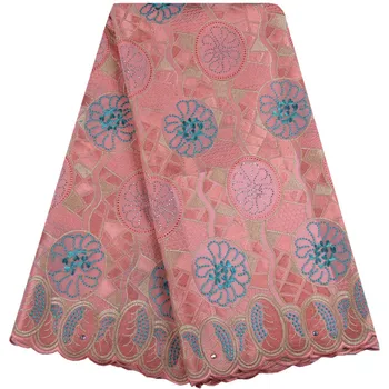 

Swiss Voile Lace In Switzerland High Quality 2019 Cotton Materials Men Embroidery Stones Swiss Voile Lace Fabric For Women 1536