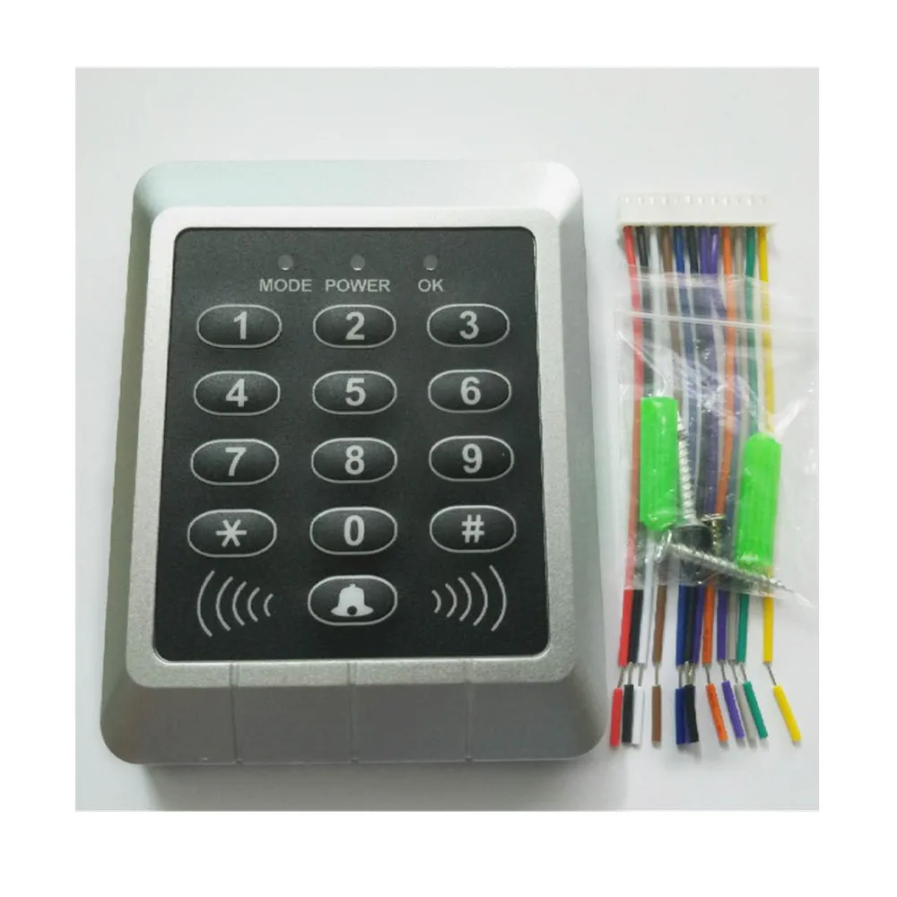 Touch Keypad 1K user EM4100 125Khz card reader Ext Standalone Access Controller 