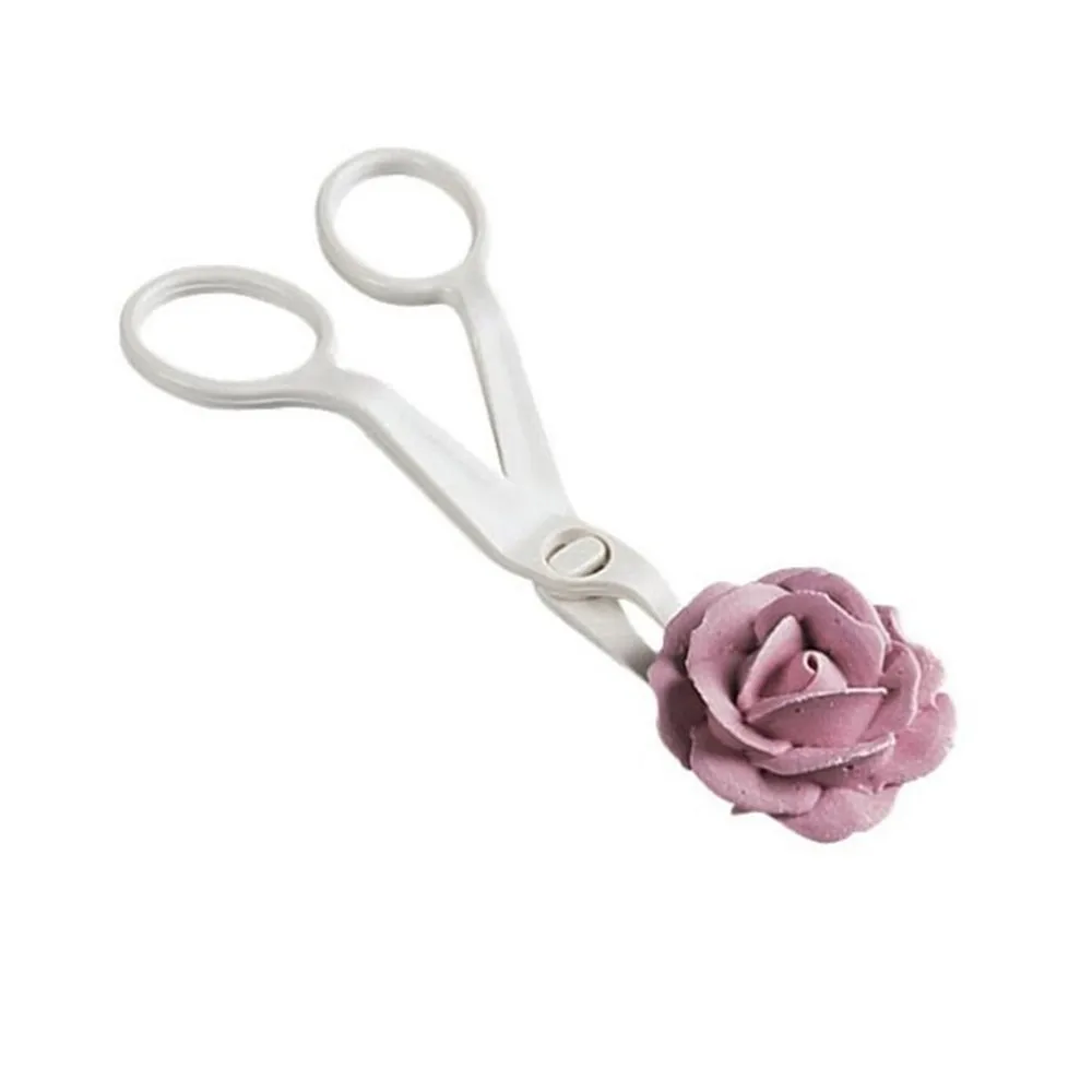 

Plastic Scissors For Cream Flower Transfer Lifter Fondant Cake Decorating Cut Flower Receptacle Modelling Tool Kitchen Baking