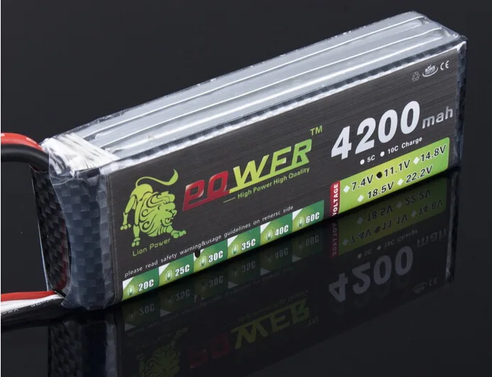 LION POWER 3S 11,1 v 1500mAh 4200mah 5200mah Lipo батарея T/XT-60 Rc вертолет/автомобиль/лодка RC игрушки 3S 11,1 Li-Po battey 2200mah