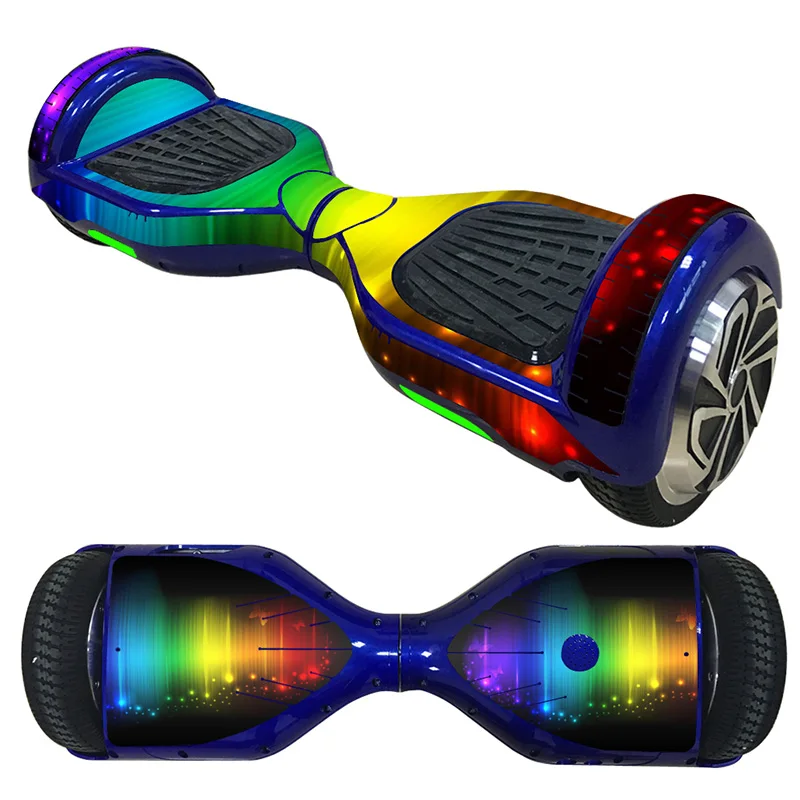 

for Hoverboard Skin Sticker-Rainbow PVC Vinyl Protective Cover Decal 6.5 inch