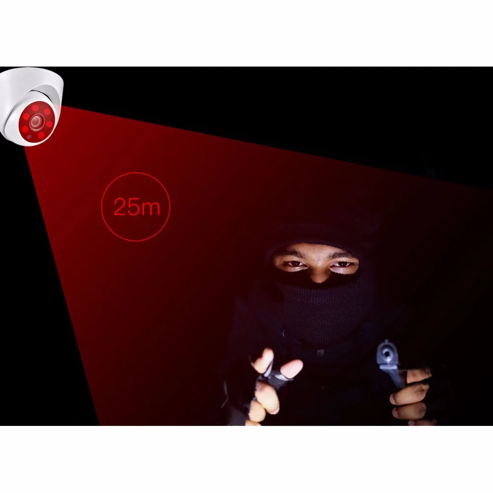 Камера видеонаблюдения AZISHN Security 3 Мп 1080P 960P 720P|Камеры видеонаблюдения| |