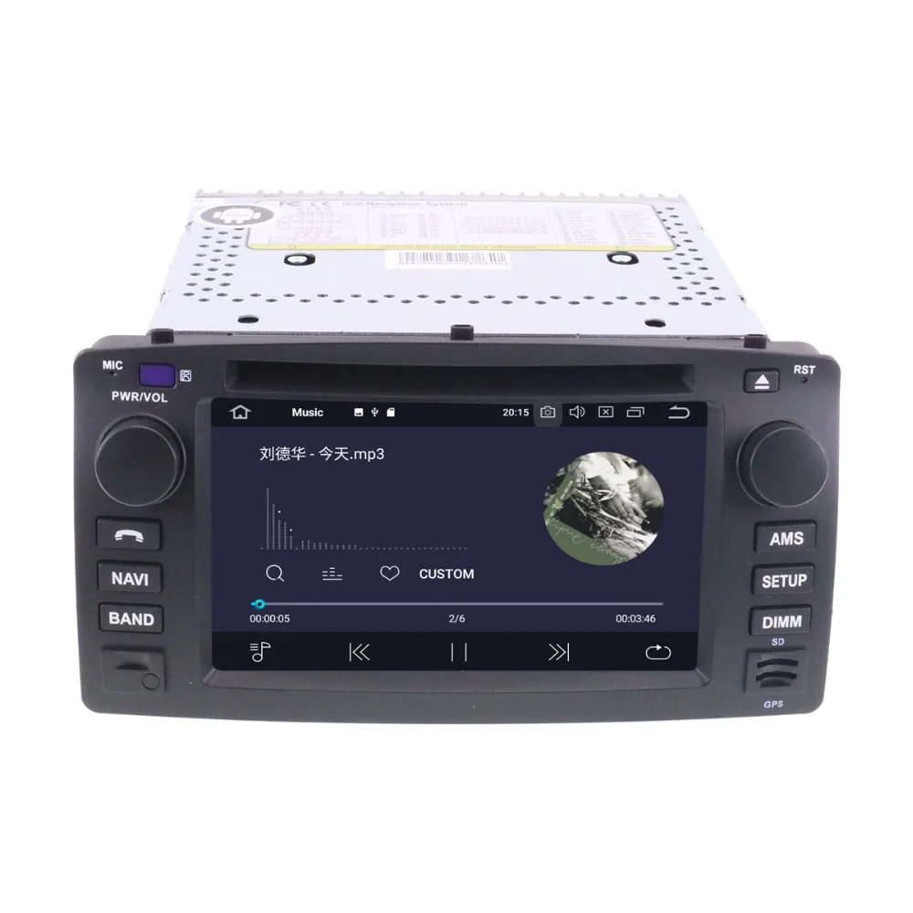 Автомобильный DVD плеер Aotsr Android 9 0 GPS навигация для Toyota Corolla EX 2001 2006 мультимедиа