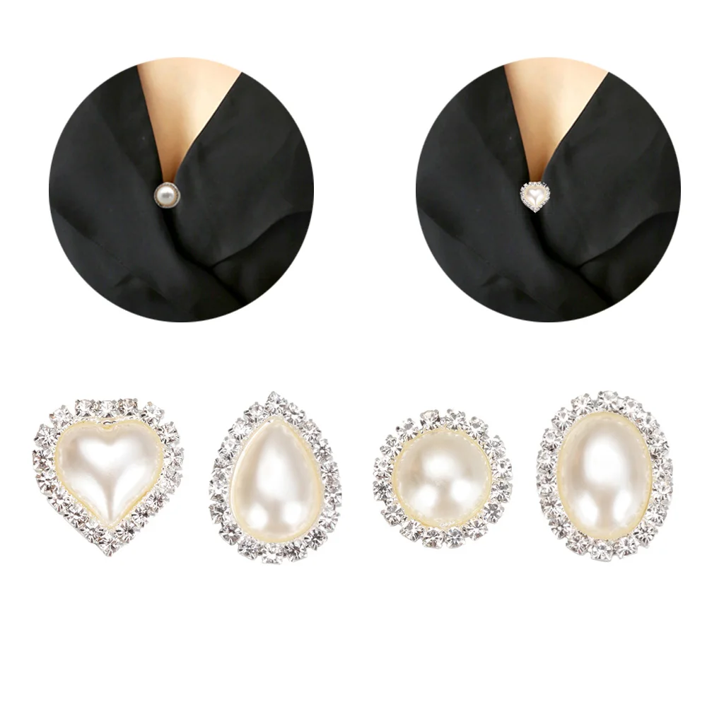 

10Pcs Round Heart Sewing Buttons Pearl Buttons for Clothing Sewing Accessories Clothing Scrapbooking Garment DIY Apparel Tool