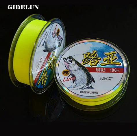 

hot sale 100m fishing line Japan Nylon line durable various size super strong fishing line fishing tackle
