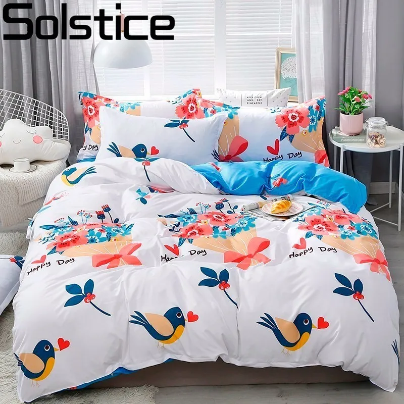 Solstice Home Textile King Queen Twin Bed Linens Black Shooting Star Duvet Cover Sheet Pillowcase Boy Kid Teen Girl Bedding Sets