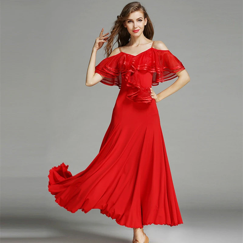 Red flamenco style dress Clearance