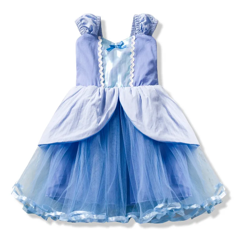 Летнее балетное платье-пачка в горошек для девочек с повязкой на голову; детский Карнавальный костюм для девочек; платье принцессы с Минни; vestido infantil para festa - Цвет: baby dress 1