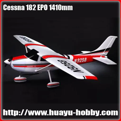 Радиоуправляемый самолет Cessna 182 1410 мм EPO Kit с бесщеточным Мотором R/C