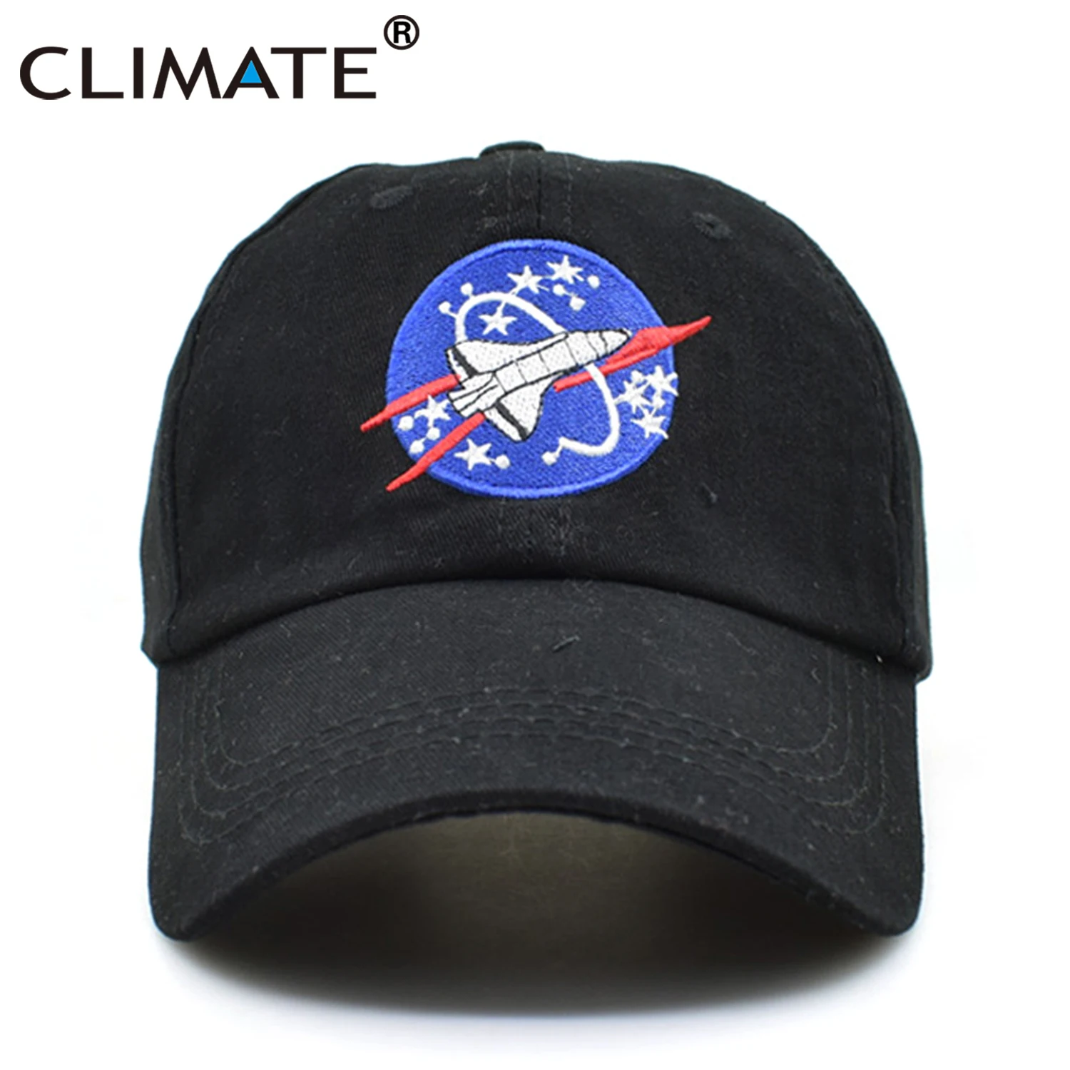 CLIMATE Women Men New Black Baseball Caps Spacex Outer space Fans ...