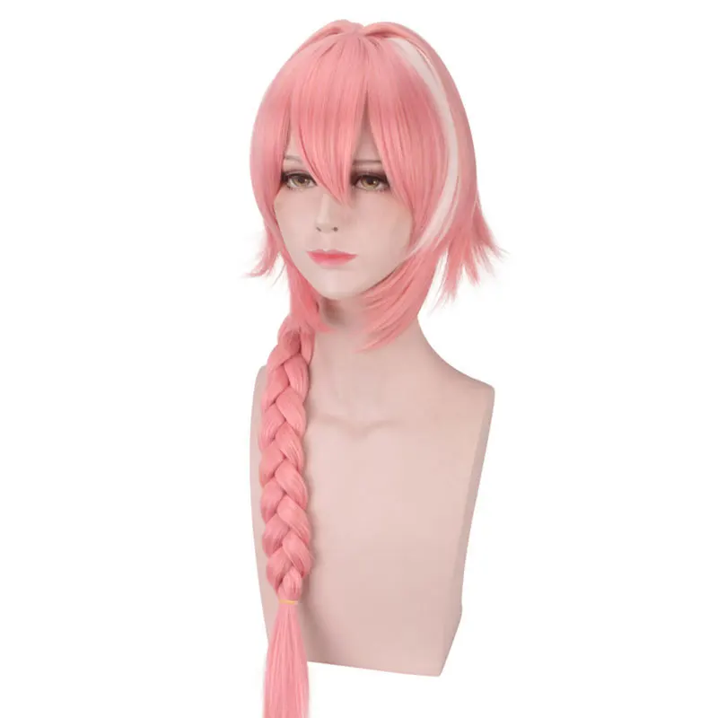 Аниме Fate Grand Order FGO розовый парик для косплея игра Astolfo костюм парики 100 длинные Fate apocripha синтетические волосы+ Бесплатный парик