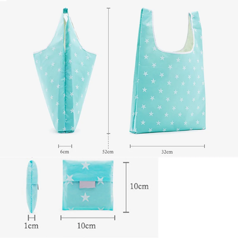 Shopping Bag Handbag Storage Foldable Reusable Oxford Cloth Tote For Grocery Key Chain BS88 Shopping Bag Handbag Storage Foldable Reusable Oxford Cloth Tote For Grocery Key Chain BS88