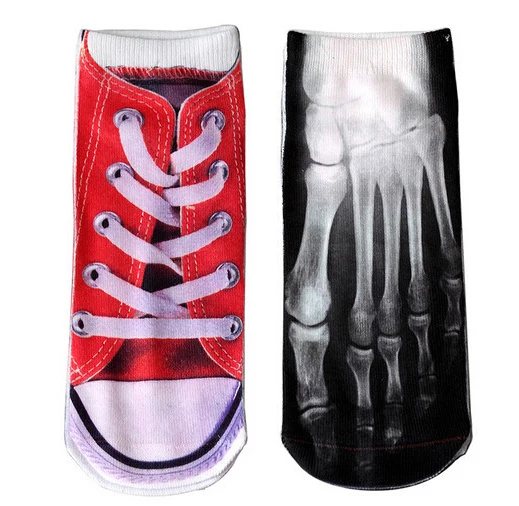 1 пара, 5 стилей, женские короткие носки с объемным рисунком, женские аксессуары