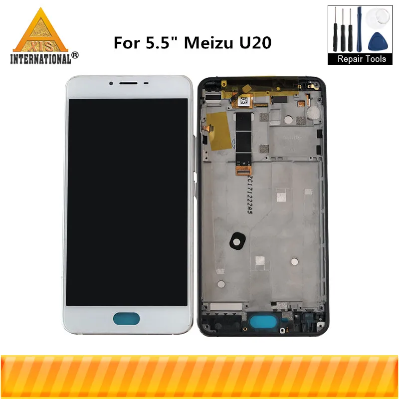 ЖК дисплей 5 дюйма для Meizu U20 axisмеждународная версия + дигитайзер сенсорной панели