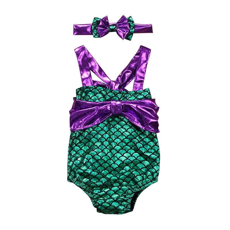 Newborn infant bikinis bowknot cute baby girls 0 24M halter swimsuits