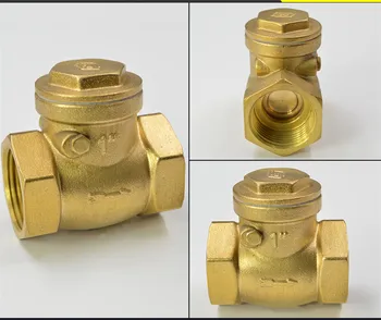 

DN15 /DN20/DN32 Thread Swing Check Valve Brass 1/2" 3/4"/1'' BSPP High Pressure water pipe check valve PPR