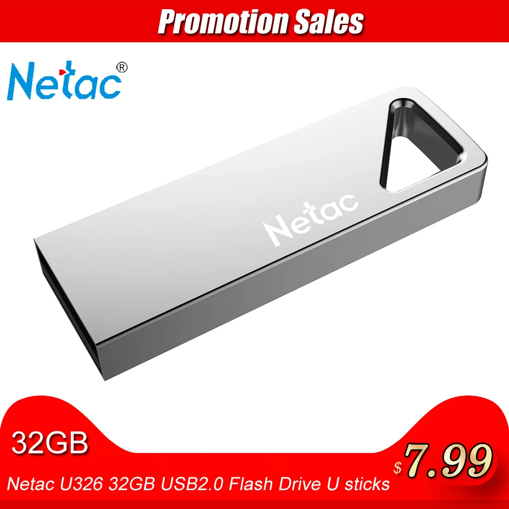 32GB Only 7.99 Netac U326 32GB USB2.0 Flash Drive USB Flash Drives U ...