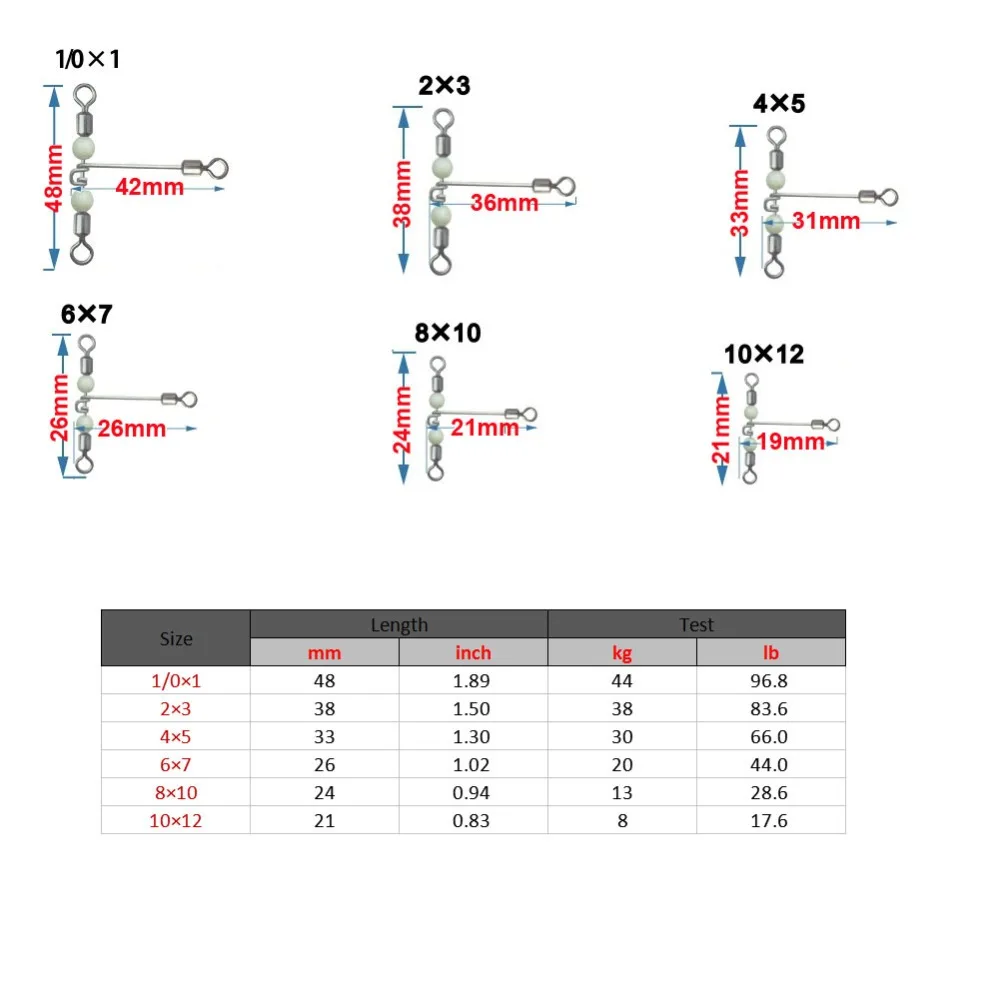 10 шт., 3 способа, рыболовные Т-образные крестообразные Вертлюги с жемчужными бусинами, пресноводный карп, рыболовные снасти, морской окунь, соединитель