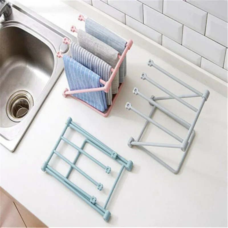 Foldable Vertical Rag Mug Rack Holder Cup Storage Stand Kitchen Organizer Foldable Vertical Rag Mug Rack Holder Cup Storage Stand Kitchen Organizer