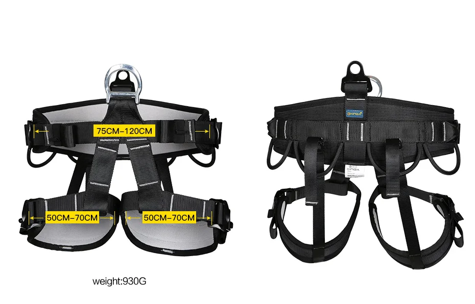 XINDA Кемпинг Открытый Туризм Скалолазание половина тела поясная поддержка ремень безопасности широкий жгут для альпинизма авиационное оборудование