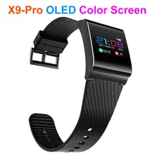 X9 Pro Color OLED Screen Smart Bracelet For Android IOS 8.0 Bluetooth 4.0 APP Moible Phone Smart Wristband Waterproof Heart rate