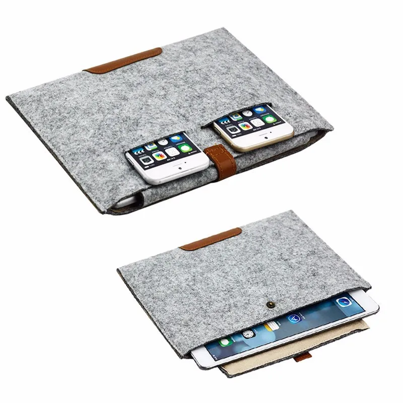10 дюймов фетр рукава сумка чехол для 9 7 планшетный ПК iPad 2 3 4 Air Samsung Tab A ''чехол