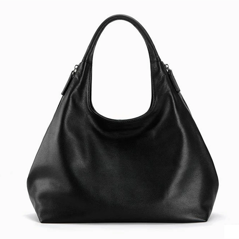 100% Genuine leather hobo bags for Women Shoulder Bag Designer Handbags High Quality Female ...