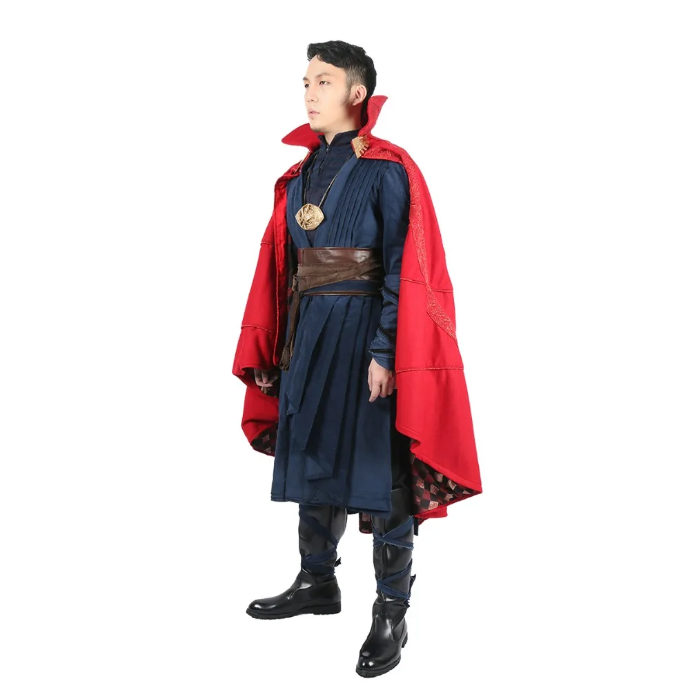 XCOSER Doctor Strange Costume Marvel Superhero COSplay Completed Outfit Suit Halloween Costume