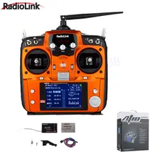 RadioLink AT10 II 2,4 Ghz 10CH RC передатчик с R12DS приемником PRM-01 модуль возврата напряжения для RC вертолета квадрокоптера