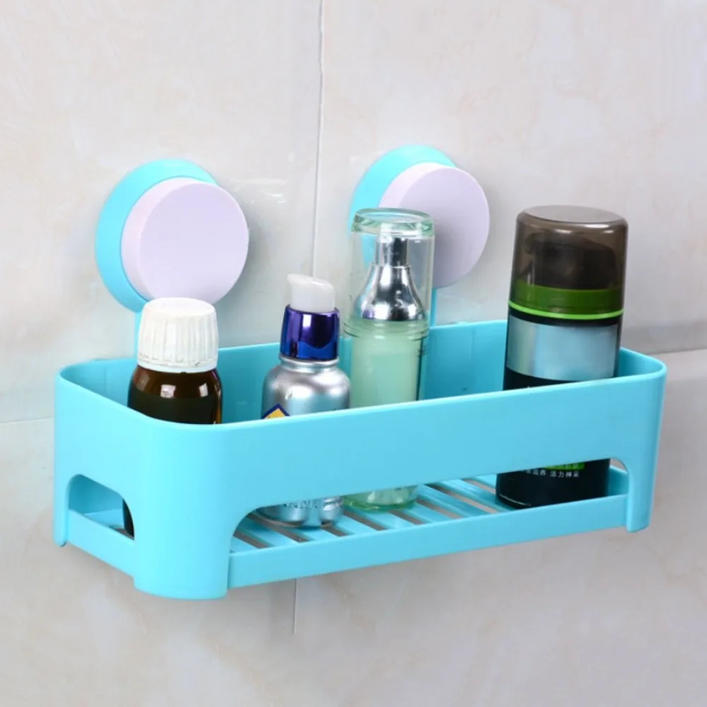 Bathroom Wall Mounted Storage Rack Cosmetics Stationery Debris Super