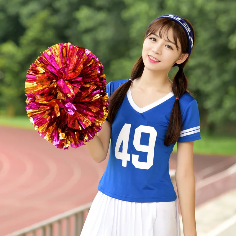 1Pcs Cheerleading Pom Poms Cheerleader Multiple Color Selection | Спорт и развлечения