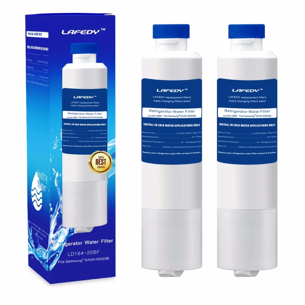 LAFEDY Filter Element Carbon Cartridge Replacement Refrigerator Ice