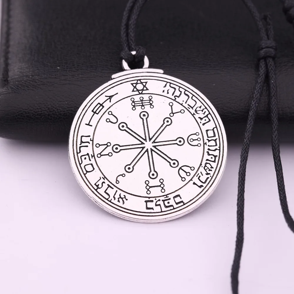 Teamer Excelsior Pentacle of Mars ожерелье талисман религиозная звезда круглая подвеска и Wicca