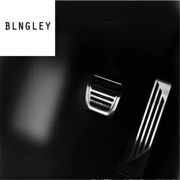 

Stainless steel FLHD AT Gas pedal Brake Pedal stickers For Alfa romeo giulia Stelvio 2017 2018 car accessories