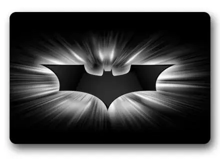 Custom Batman Logo Doormat Batman Carpet Dark Knight Mats Bedroom Cushion DC Comic Bathroom Rug Kid