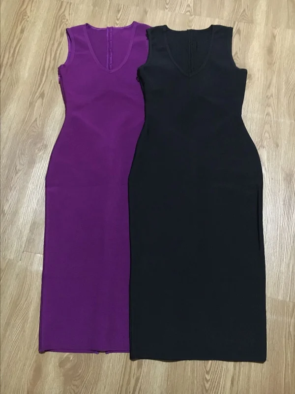 Высокое качество новое летнее женское платье Черное фиолетовое Бандажное платье на пуговицах дропшиппинг 1 шт. платье+ костюм