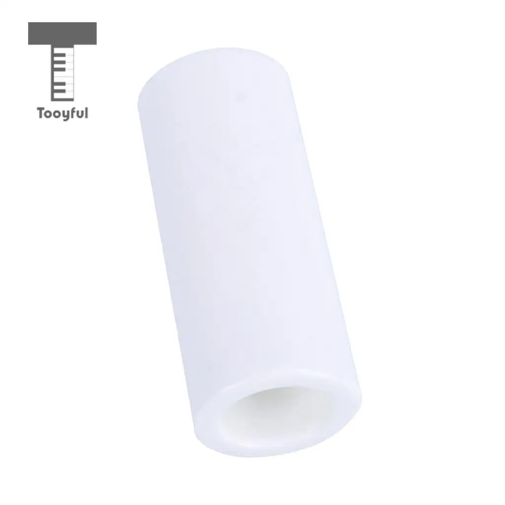 White Ceramic Tone Bar Guitar Slide for Acoustic Electric Guitar Bass Parts 7x3cm