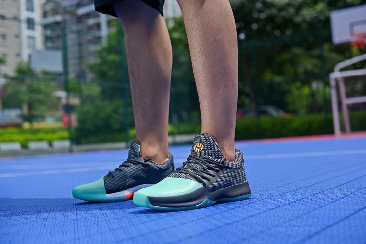 Mahadeng Баскетбольная обувь boost Харден Vol.1 зеленый BW0559 спортивные кроссовки Размеры 39–46