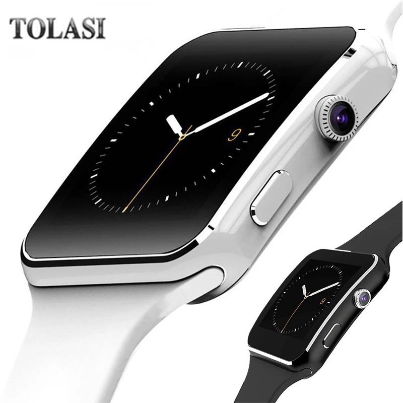 

New Arrival X6 Smart Watch with Camera Touch Screen Support SIM TF Card Bluetooth Smartwatch for iPhone Xiaomi Android Phone