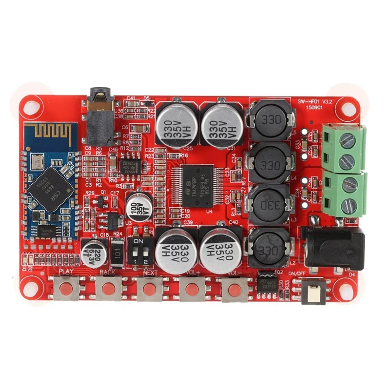 TDA7492P 25 Вт + Беспроводная Связь Bluetooth 4.0 Аудио Приемник Цифровой усилитель HI FI