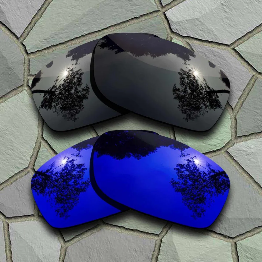 

Grey Black&Violet Blue Sunglasses Polarized Replacement Lenses for Oakley Fives Squared