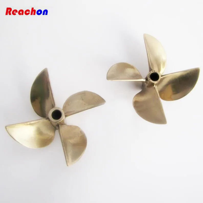 Free Shipping AS6717 4 blade Copper Propeller for RC Racing O