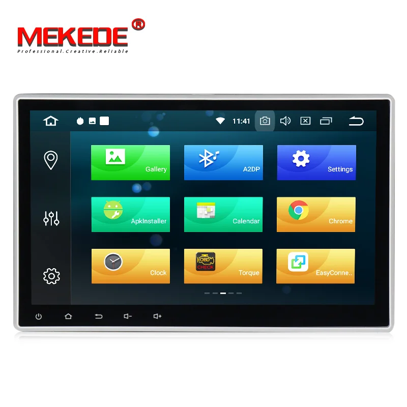 Discount Android 8.0 Octa Core 4G RAM 10.1 inch  Double 2 din Car GPS DVD Player with BT WIFI radio Stereo 2din Car Radio Multimedia 2