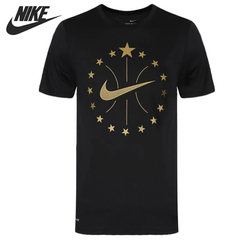 Новое поступление NIKE DRY TEE 16 Звезды 75 Для мужчин футболки с коротким рукавом спортивная