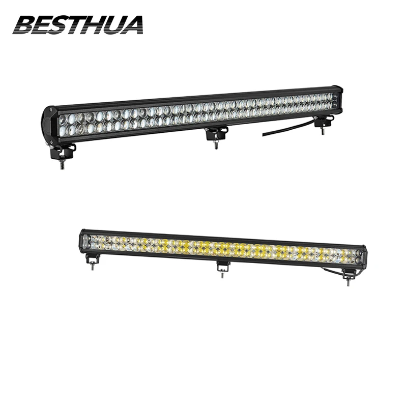 

2PCS 4D 6000K 23400LM 234W LED Work Light Bar Waterproof For Driving Truck SUV OffRoad Car Spot Light Headlight Car Stying J10