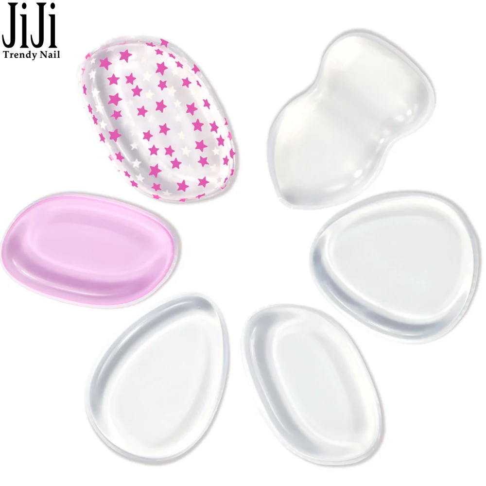 

1pcs New Fashion Clear Soft Silicone Gel Lady Face Foundation Makeup Puff Cosmetic Beauty Tools Waterdrop Makeup Tools JI307